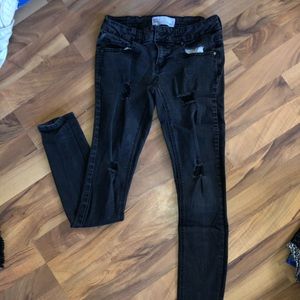 Black skinny jeans